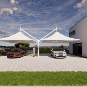 5M Double Side Cantilever Umbrella